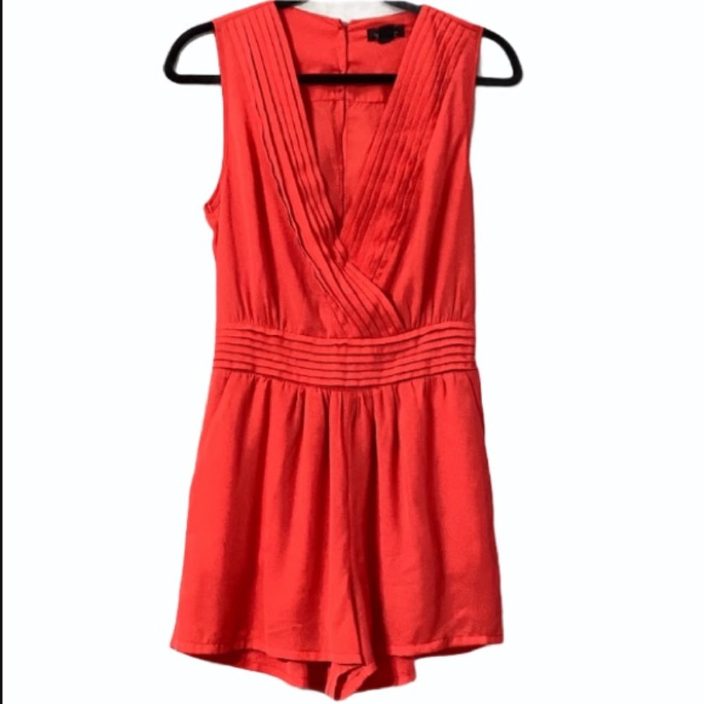 NecessaryClothing Sleeveless  Deep V-Neck Romper M